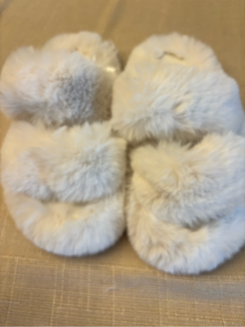 Plush Faux Fur Women’s Memory Foam Slippers